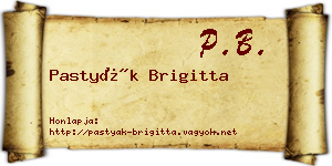 Pastyák Brigitta névjegykártya